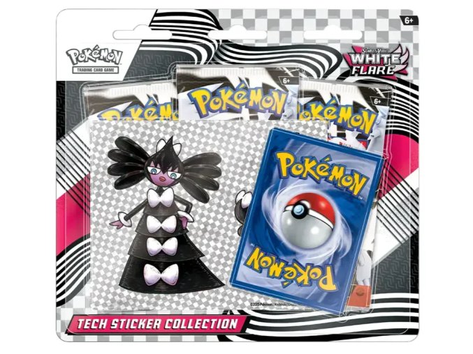 TCG White Flare Tech Sticker Collection