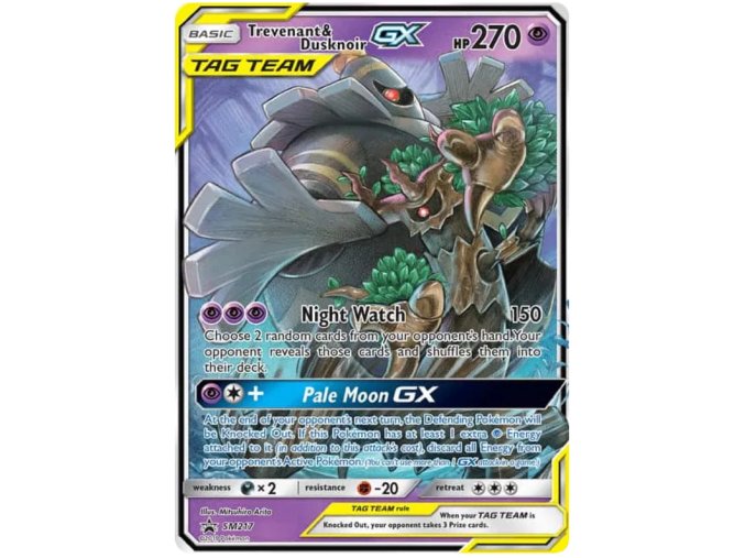 Trevenant Dusknoir GX.SM.217.30144