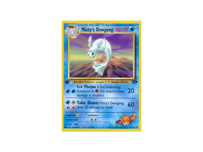 Misty's Dewgong 54/132 1st