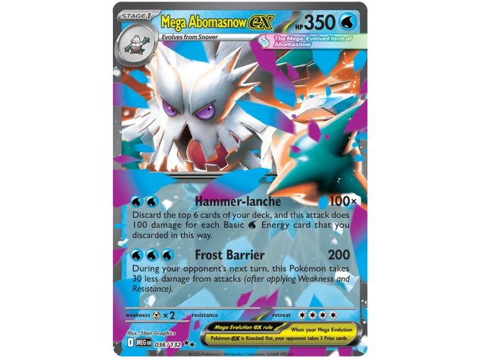 Mega Abomasnow ex.MEG.36.59300