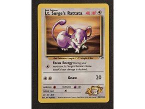 Lt. Surge's Rattata 82/182