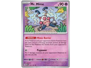Mr. Mime 122/165 - Reverse Holo