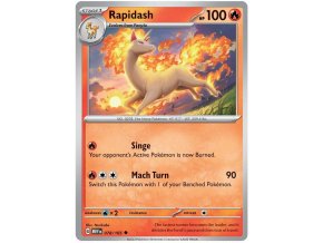 Rapidash 078/165 - Reverse Holo