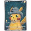 pikachu with grey felt hat
