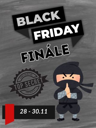 BF 2025 Finále - závěrečný víkend s ještě většími slevami na již zlevněné BF produkty a rozšíření nabídky