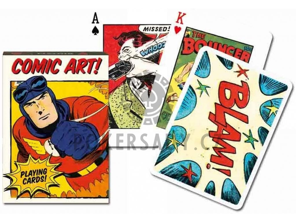 Poker karty Piatnik Vintage Comic Art