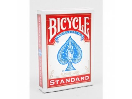 Poker karty Bicycle STANDARD Rider Back Index RED