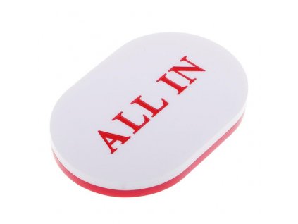 ALL IN gravírovaný button dvoubarevný