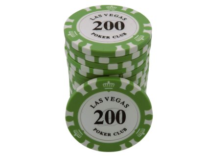 Kusový žeton na poker Las Vegas Pokerclub 200