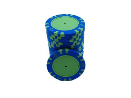 Kusový žeton na poker Las Vegas Blanc - modrý