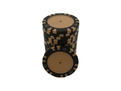 Kusový žeton na poker Las Vegas Blanc - černý