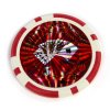 Kusový žeton na poker design Ocean hodnota 5 - 50ks