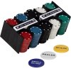 Poker Set - 200 žetonů v plechové dóze