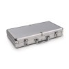 Hliníkový kufr stříbrný na 300 ks žetonů