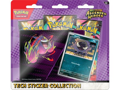 Pokemon TCG Mega Evolution—Ascended Heroes Tech Sticker Collection Gastly copy