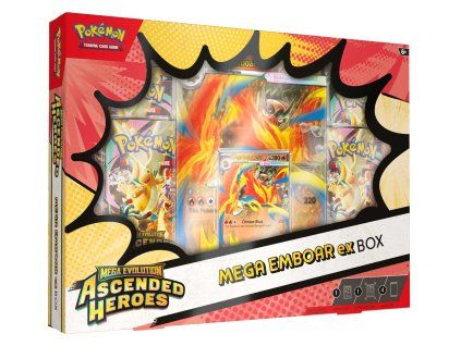 Pokemon TCG Mega Evolution Ascended Heroes Mega Emboar ex Box