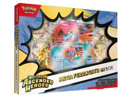 Pokemon TCG Mega Evolution Ascended Heroes Mega Feraligatr ex Box