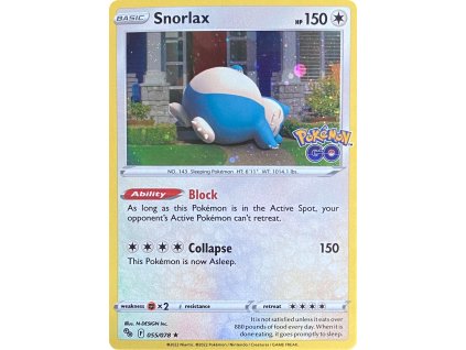 Snorlax 055.078 HOLO