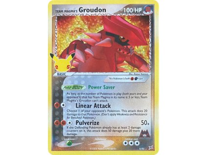 team magma Groudon 9