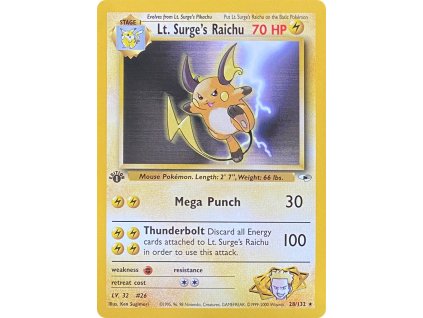 Lt. Surges Raichu 28.132 1.ed