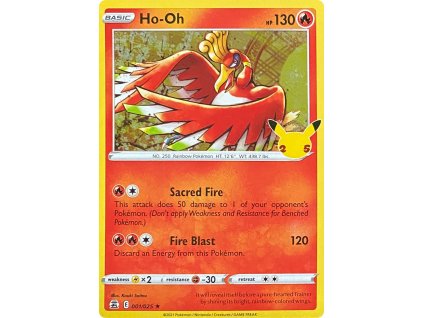 Ho oh 001.025 CEL HOLO