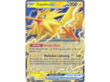Zapdos EX 145.165
