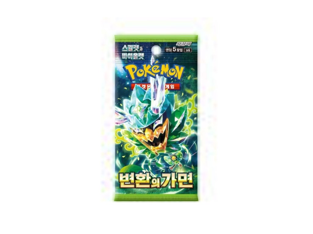 Pokémon TCG Scarlet & Violet Mask of Change Booster Pack (Kórejský)