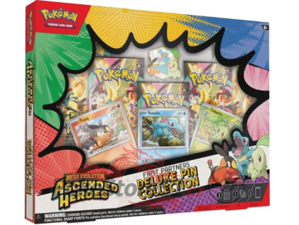 Pokémon TCG: Mega Evolution - Ascended Heroes First Partners Deluxe Pin Collection