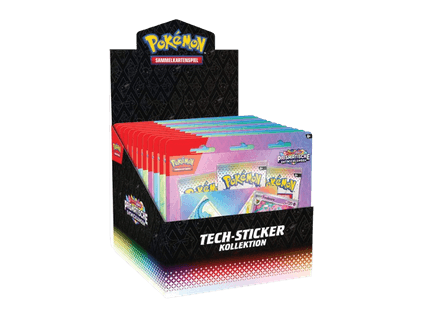 36267 pokemon tcg prismatic evolution tech sticker collection display