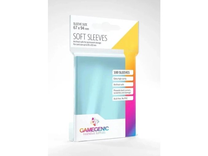 Gamegenic měkké obaly na karty (100ks)