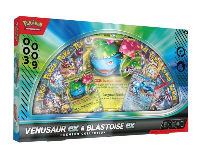 Pokémon TCG: Venusaur ex & Blastoise ex Premium Collection
