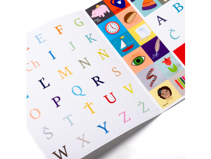 Pexeso - slovenská abeceda