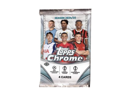 2024 25 topps uefa chrome hobby pack