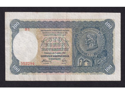 Sto korun slovenskych 1940