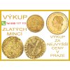 Výkup a prodej zlatých a stříbrných mincí
