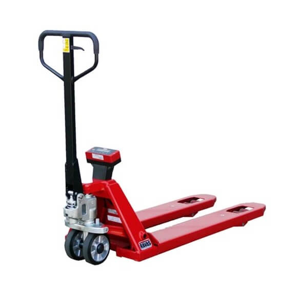 Paleťák s váhou (vážicí paletový vozík)