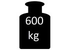 do 600 kg