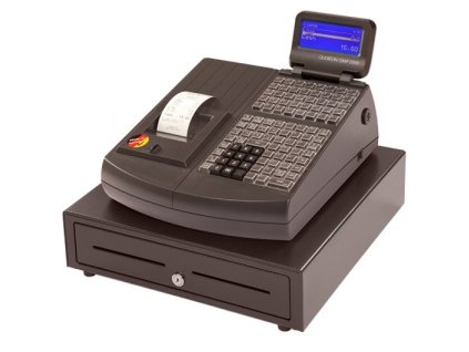 Quorion QMP 2144 2XRS/USB/LA LCK + EET box, registrační pokladna se zámkem černá