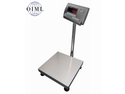 LESAK 1T3030LN-A12, 30kg/10g, 300x300mm, lak/nerez  můstková váha s možností ES ověření pro všechny provozy