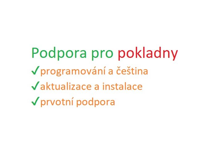 podpora pokladny