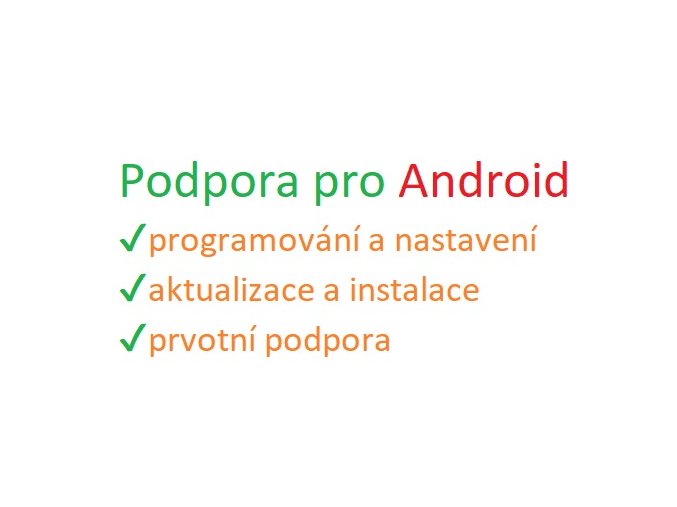 podpora Android