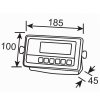 Tscale RWP, IP-54, plast, LCD  Vážní indikátor pro obchodní vážení - možnost ES ověření