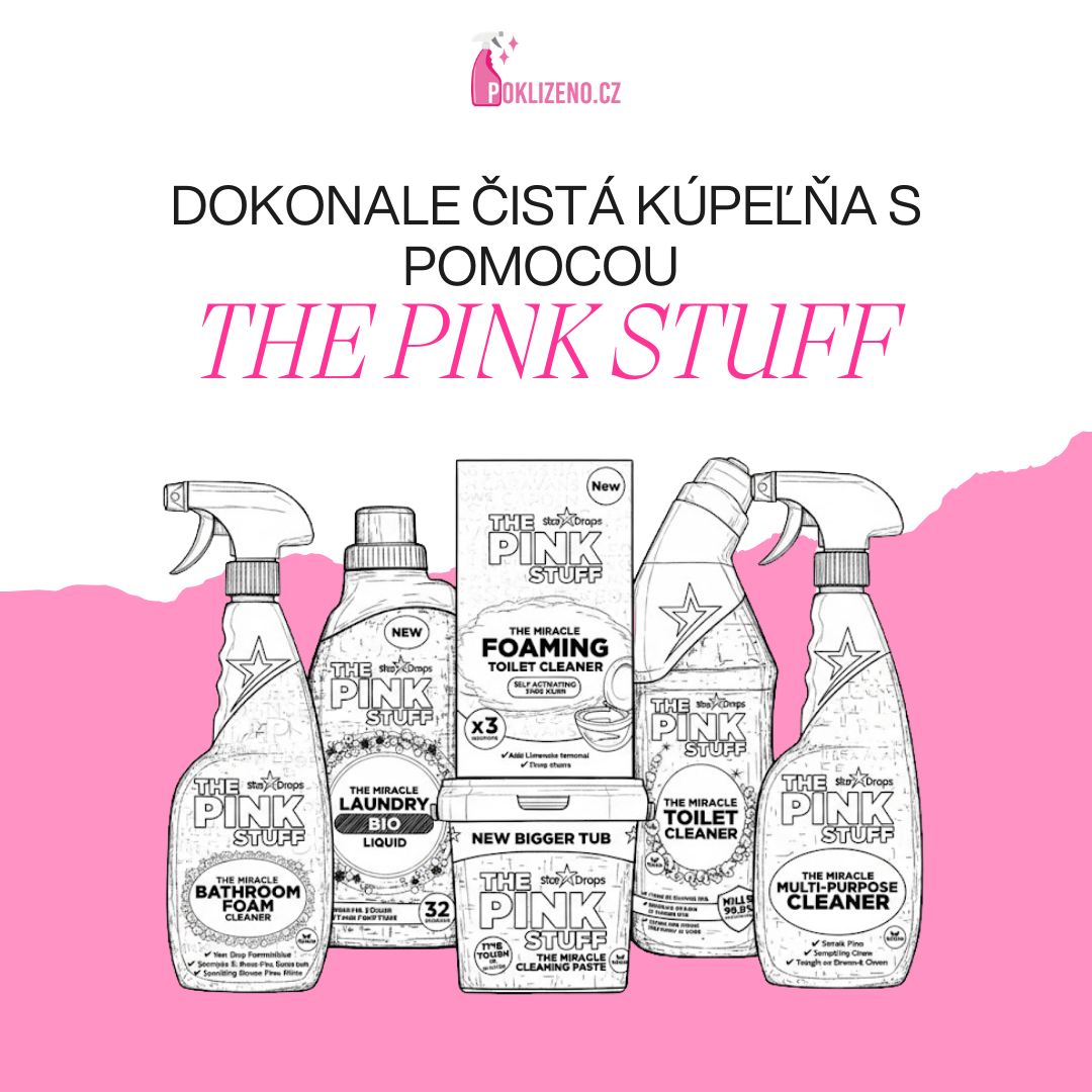 Dokonale čistá kúpeľňa s pomocou The Pink Stuff