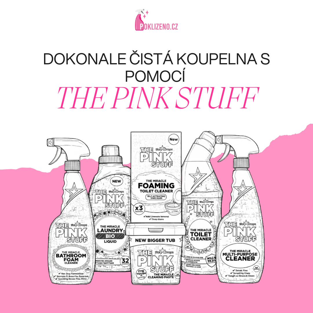 Dokonale čistá koupelna s pomocí The Pink Stuff