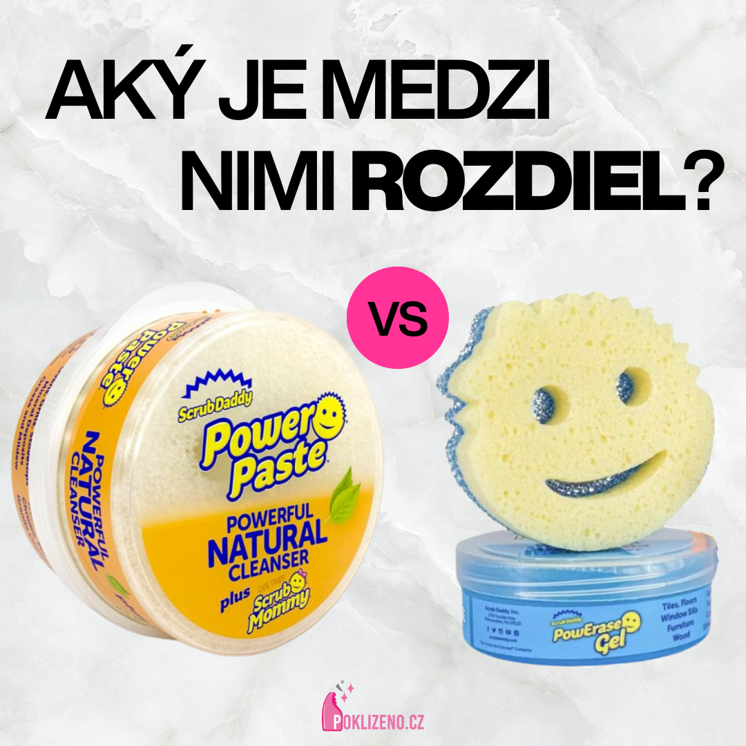 PowerPaste vs. PowErase Gél - aký je medzi nimi rozdiel?