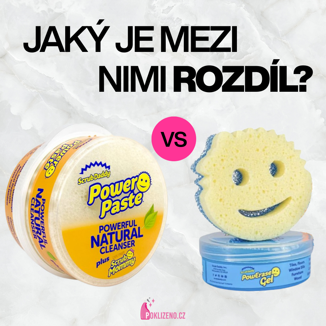 PowerPaste vs. PowErase Gel - jaký je mezi nimi rozdíl?