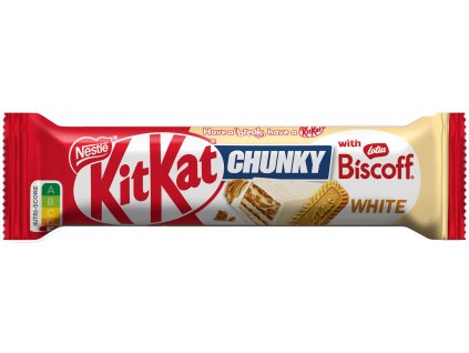 KitKat Chunky Lotus Biscoff White 42g
