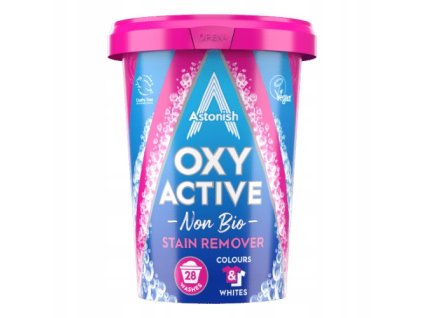 Astonish Oxy Active Non Bio odstraňovač skvrn na prádlo 625g