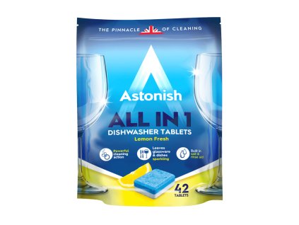 Astonish Tablety do myčky All in One s vůní citrusu 42ks 2