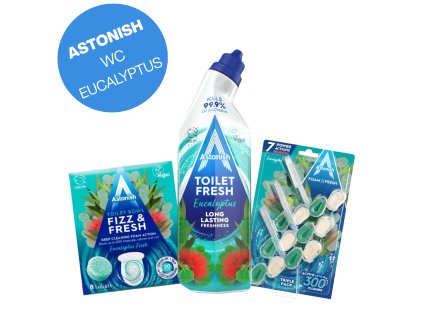 Astonish Balíček na úklid WC Eukalyptus